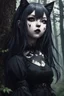 Placeholder: CAT GIRL, goth, SOULLESS, forest, nature, anime