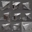 Placeholder: sprite sheet 32x32 metal scrap, metal trash, metal component