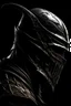 Placeholder: executioner mask, profile view, dark souls style, scary
