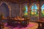 Placeholder: pixel art medieval table background, a detailed matte painting by Lisa Frank, deviantart, color field, matte painting, windows xp, matte background