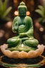 Placeholder: a beautiful jade buddha, soft colours, masterpiece, 8K