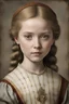 Placeholder: make a portrait of a girl in the mid 1400 century from Norway