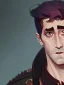 Placeholder: Portrait of a 30 year old strange gay warlock like Jake Gyllenhaal