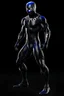 Placeholder: Spider man wearing black panther suit, full-body, realistic,8k,