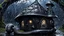 Placeholder: little dark witch fairy sleeps in her stunning lacy-onix gothic snail house, storm, rain, volumetric light, dark colors, rain drops, dark tendrils in background, fantasy, scifi, dark fantasy , dark stunning mood intricate details, beautifully shot, hyperrealistic, sharp focus, 64 megapixels, perfect composition