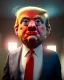 Placeholder: Waist up Portrait, Donald trump muppet, Wes Anderson style, photo studio, unreal engine 5, god lights, ray tracing, RTX, lumen lighting, ultra detail, volumetric lighting, 3d.