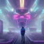 Placeholder: Men neon future cyberpunk