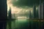 Placeholder: city, sci-fi, lake, ships, clouds, john foxx influence