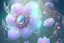 Placeholder: one big crystal subtle flower in a galactic ambiance, transparent petals, delicate colors, in the foreground, with a very little beautiful fairy, full of details, smooth, bright sunshine，soft light atmosphere, light effect，vaporwave colorful, concept art, smooth, extremely sharp detail, finely tuned detail, ultra high definition, 8 k, unreal engine 5, ultra sharp focus