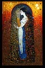 Placeholder: The marriage of darkness and light; Surreal Art with elements of Klimt and Klee