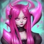 Placeholder: Girl demon pink