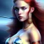 Placeholder: Epic full body picture portrait of busty atletic young beautiful Red Sonja Luis Royo styles