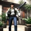 Placeholder: the jump with one gun in each hand iconic scene by John Woo (A Better Tomorrow, The Killer, Hard-Boiled) anime, DOA5LR by_Xnalara_Fanatic, Doppie_Nike_by_xDLGx (edited), Memento_Mori_Hotel_Room_by_Jhonny_Hebbert, House_Plants_by_Rondoe, SDTV_Touch_Remote_v2_by_Decan-Andersen