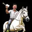 Placeholder: Guy riding on a unicorn