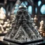 Placeholder: giger escher ogre on pyramid sculpture in transparent murano glass,bokeh like f/0.8, tilt-shift lens 8k, high detail, smooth render, down-light, unreal engine,bokeh like f/0.8, tilt-shift lens 8k, high detail, smooth render, down-light, unreal engine