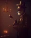 Placeholder: Surreal, steampunk , , cabaret scene. Russian old man. Sweat, Birds, Feather, smoking, happy, hot, color fog, people background, highly detailed, concept art, unreal engine 5, god rays, ray tracing, RTX, lumen lighting, ultra detail, volumetric lighting, 3d, finely drawn, high definition, high resolution.