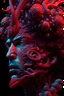 Placeholder: human head artwork hyper-detailed intricate artwork shocking 8k coral, kris kuksi