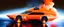 Placeholder: award winning car and driver photograph of a futuristic station wagon designed by only one vehicle per image painted metallic orange traveling at a high rate of speed, jet intake off of front center of vehicle and jet exhaust out the rear with bright blue flame, bilaterally symetrical, more a high speed road vehicle