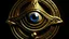 Placeholder: medallion Egyptian high resolution details gold 4k eye of Horus