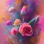 Placeholder:  pastel colors, abstract art, flowers camp