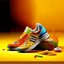 Placeholder: Concept design, New Balance, toy named 'Drawing genuine', nanotechnology, warm bright palette, open composition, photo by Thomas Kuoh, photographic style --chaos 50 --q 5 --s 1000 --q 2 --s 750