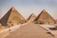 Placeholder: tourist walkway with the pyramids