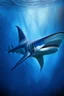 Placeholder: The blue shark