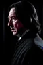 Placeholder: I want a back-of-the-phone photo of Professor Snape that 's beautiful , high quality , and scary .