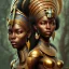 Placeholder: sango fantasy, fantasy magic, intricate, sharp focus, illustration, highly detailed, digital painting, concept art, matte, masterpiece head sexy African beauty black afro hair earth lady bronze African huts Egyptian princess