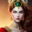 Placeholder: woman, feathers, 50th century, dress, red hair, green dress, elegant, whimsical, portrait, fantasy, highly detailed, digital painting, artstation, concept art, sharp focus, illustration, art by artgerm and greg rutkowski and alphonse mucha