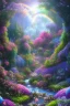 Placeholder: verybeautiful-magical-garden-of-the-angelic-kingdom-blue-and-pink-plants-and-trees-small-river-sunshine-flowers-haze-thumb-rainbow-ufo-bright-colors