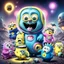 Placeholder: Alien invasion with Care Bears and Minions