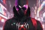 Placeholder: Miles morales in 8k nier automata drawing style, spider man them, cinematic mood, neon effect, close picture, rain, highly detailed, high details, detailed portrait, masterpiece,ultra detailed, ultra quality