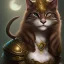 Placeholder: dark fantasy setting, monstruous fantasy feline creature, monstruous