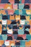 Placeholder: high quality, beautiful and fantastically designed silhouettes of colorful cat due to gravitational waves, beautifully designed wavelengths, very weak vibrations caused by fluctuations in the gravitational field of the universe, wave nature, stretching and compression, by yukisakura, awesome full color,