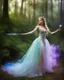 Placeholder: Photography half body Shoot The fairy princess carried a magic wand in her hand, which she used to conjure up magical effects around her. She could summon rainbows, create fountains of water, or even summon the spirits of the forest to dance for her.