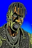 Placeholder: travis scott in comics style, super HQ