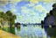 Placeholder: Big epic rock cliff, lagoon, alfred sisley impressionism painting