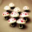 Placeholder: polkadot mushrooms