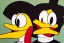 Placeholder: the child of George washington and daffy Duck