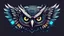 Placeholder: cyberpunk owl logo