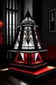 Placeholder: gaming table lamp inspired by palace, modern design,