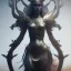 Placeholder: badass female goddess of war, beautiful figure, wearing form fitting armor sharp focus, intricate filigree metal design, mythpunk, medievelpunk, full body portrait, cinematic, dramatic lighting, unreal engine 5, 8k, Highly realistic. Volumetric lighting. Light halation, by Hyung-tae Kim and Krenz Cushart Artstation and artgerm, Artwork by Guweiz, Peter Mohrbacher, Artgerm and Mark Brooks, unreal engine 5 highly rendered, epic composition, motion blur. Glim lighting. Highly realistic