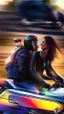 Placeholder: A couple in motorcycle