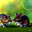 Placeholder: Field mouse, cartoon, high definition, ultra 8 k,