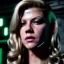 Placeholder: Actress, Katheryn Winnick, woman, latex coat, cyber punk, neon, army, bamboo, blood, portrait, studio photo, unreal engine 5, soft color, 16 bit, god lights, ray tracing, RTX, lumen lighting, ultra deatail, volumetric lighting, 3d, finely drawn, hd.