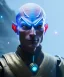 Placeholder: A portrait of a crystalised avatar Aang, atmospheric, realistic, cyberpunk, cinematic lighting, octane render.