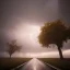 Placeholder: the eye of the storm, supercell, tornado, trees, road, 8k resolution, high-quality, fine-detail, intricate, digital art, detailed matte, volumetric lighting, dynamic lighting, 3D octane render