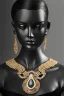 Placeholder: necklace mannequin stand in luxury environment