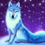 Placeholder: A magical sparkle wolf